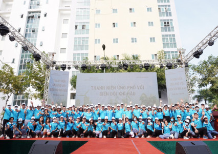 Lễ phát động "Thanh niên ứng phó với biến đổi khí hậu"